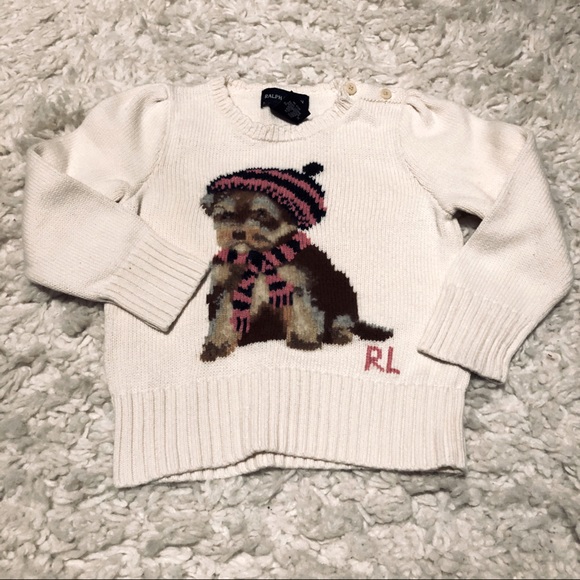 Ralph Lauren Toddler Girl Yorkie Puppy 